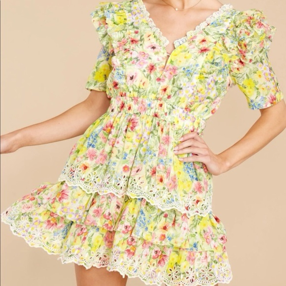 LoveShackFancy Aldina Mini Dress